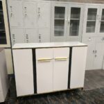 White and Gold Sideboard