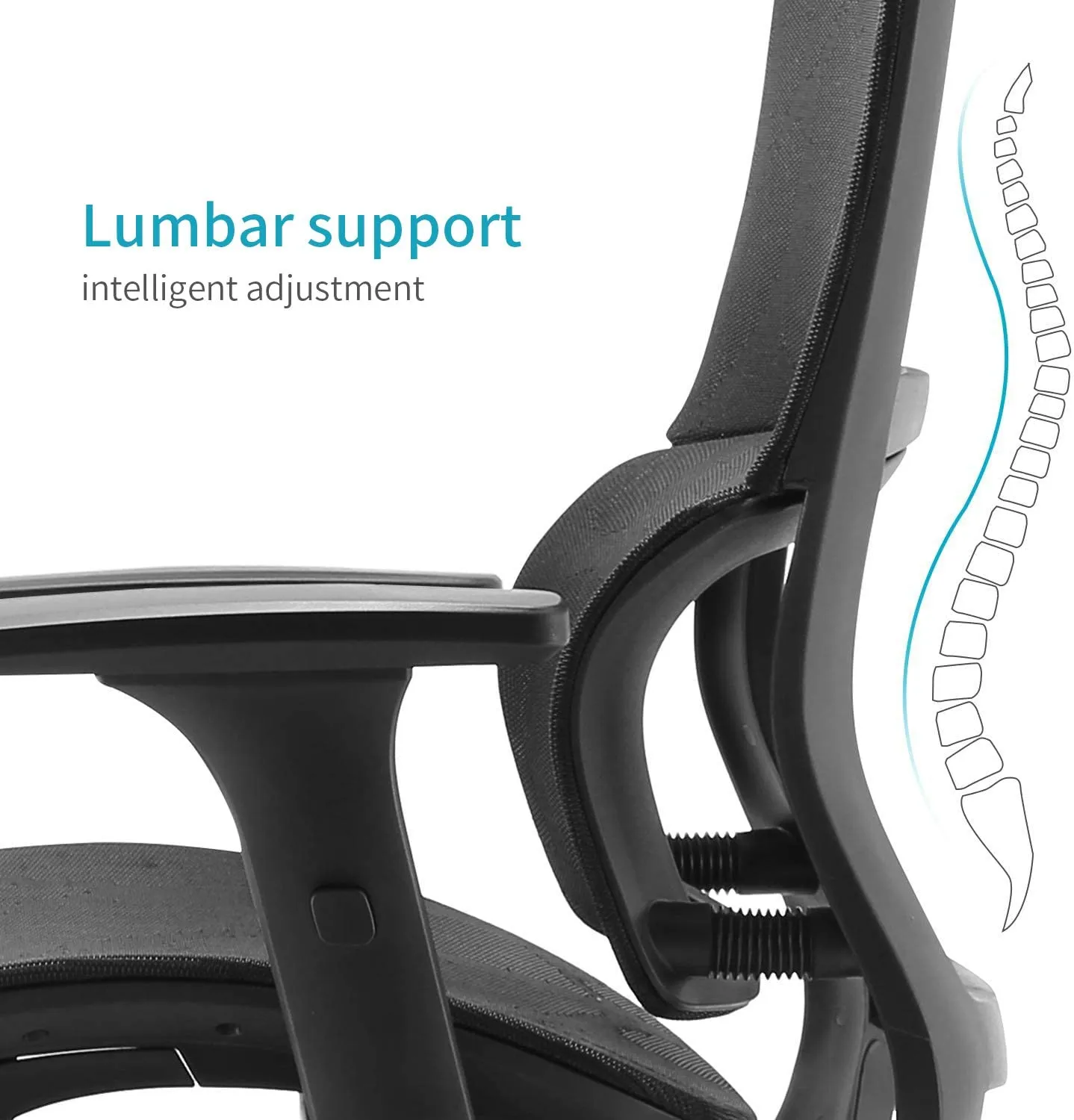 High back orthopedic office seat - Image 6