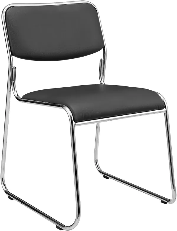 Chrome office visitor chair - Image 4