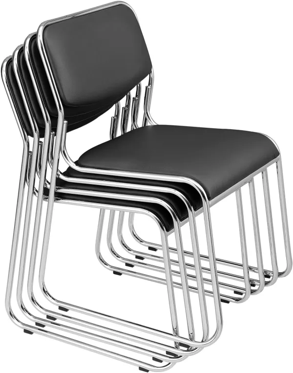 Chrome office visitor chair - Image 5