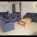 Grey 6-Seater Recliner