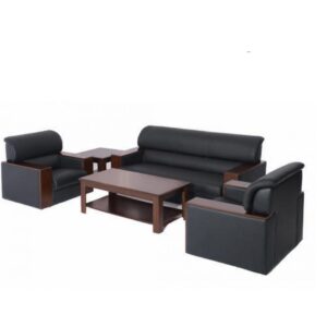 Leather 5-Seater Sofa Set